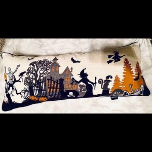 Long Halloween Accent Pillow